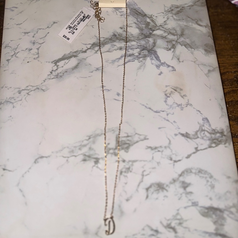 crown & ivy letter "D" necklace